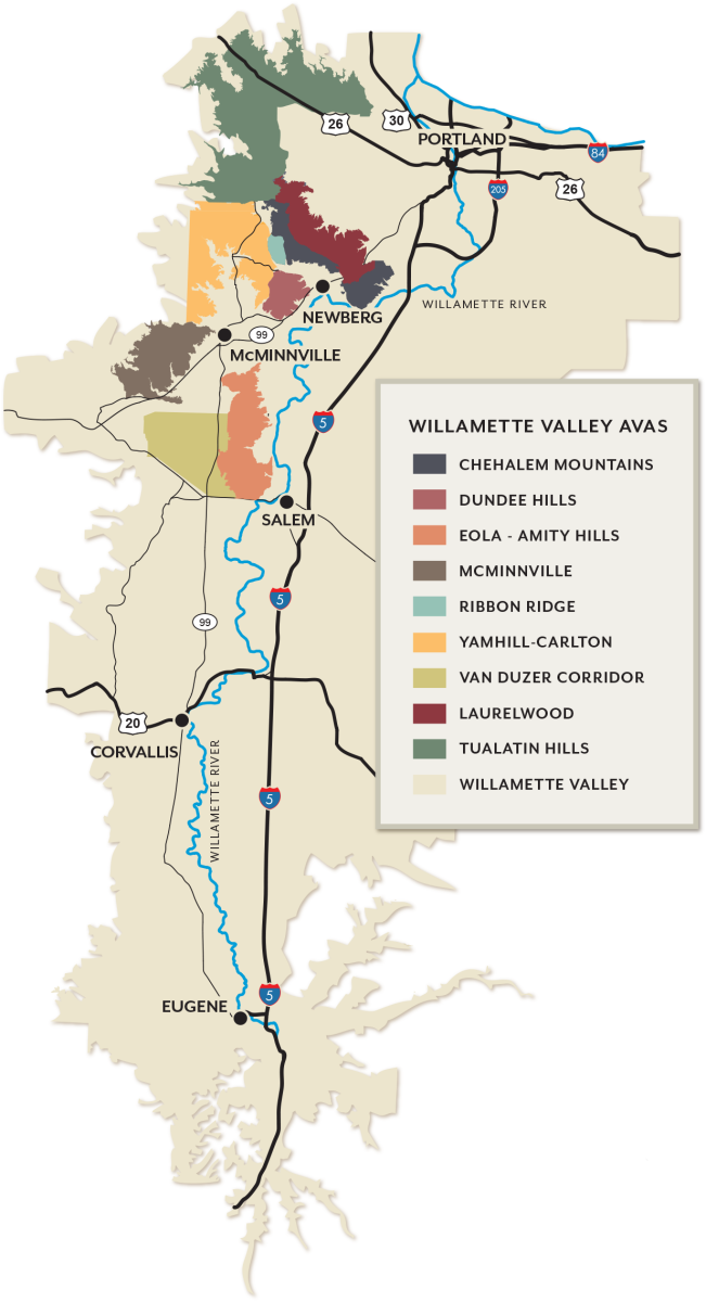 willamette valley wineries pinot and mount hood