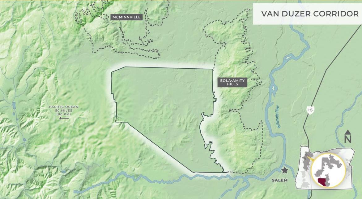 Van Duzer Corridor Region Established 2019