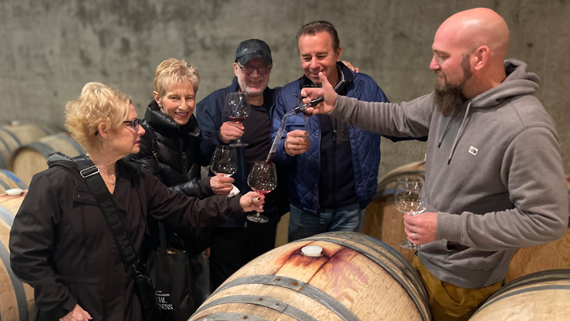 barrel tasting oregon pinot noir